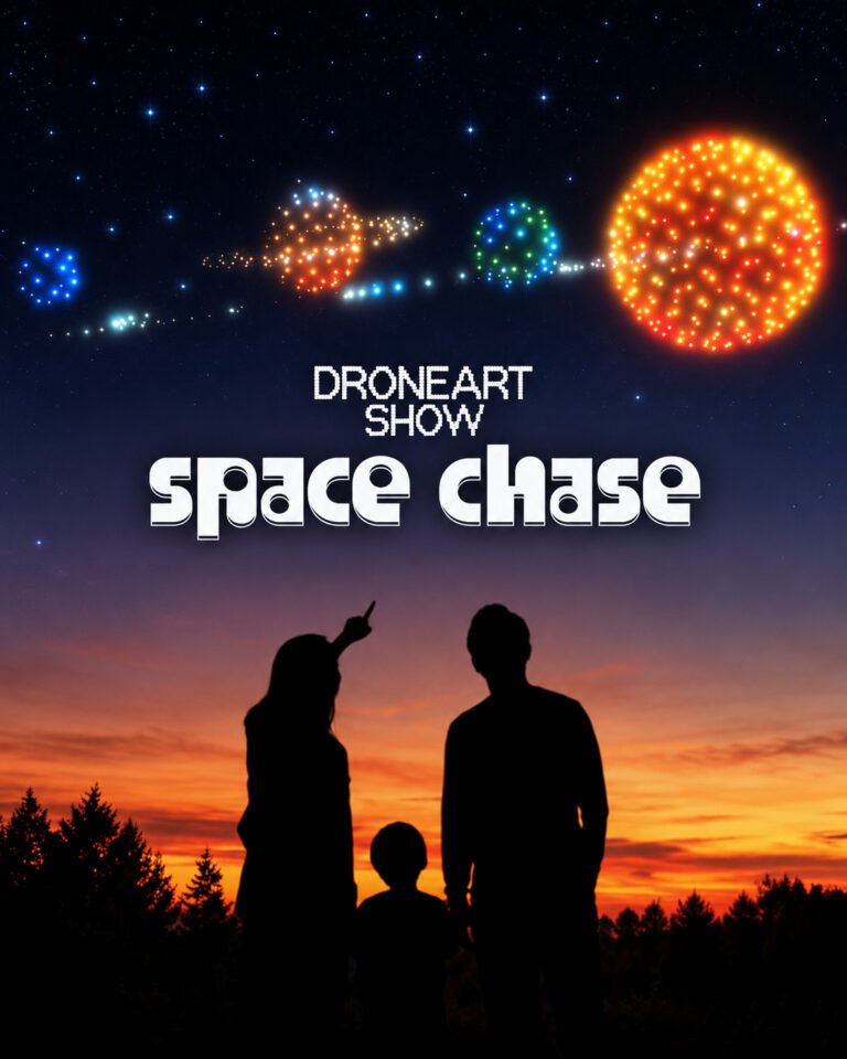 DroneArt Show: Space Chase at Santa Anita Park